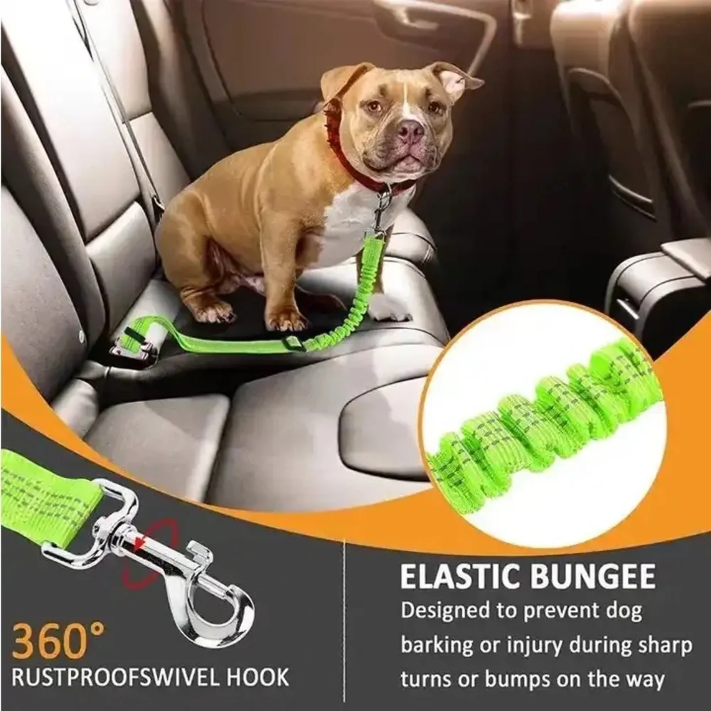 90 pcs Adjustable Nylon Safety Car Seat Belt For Dogs and Cats